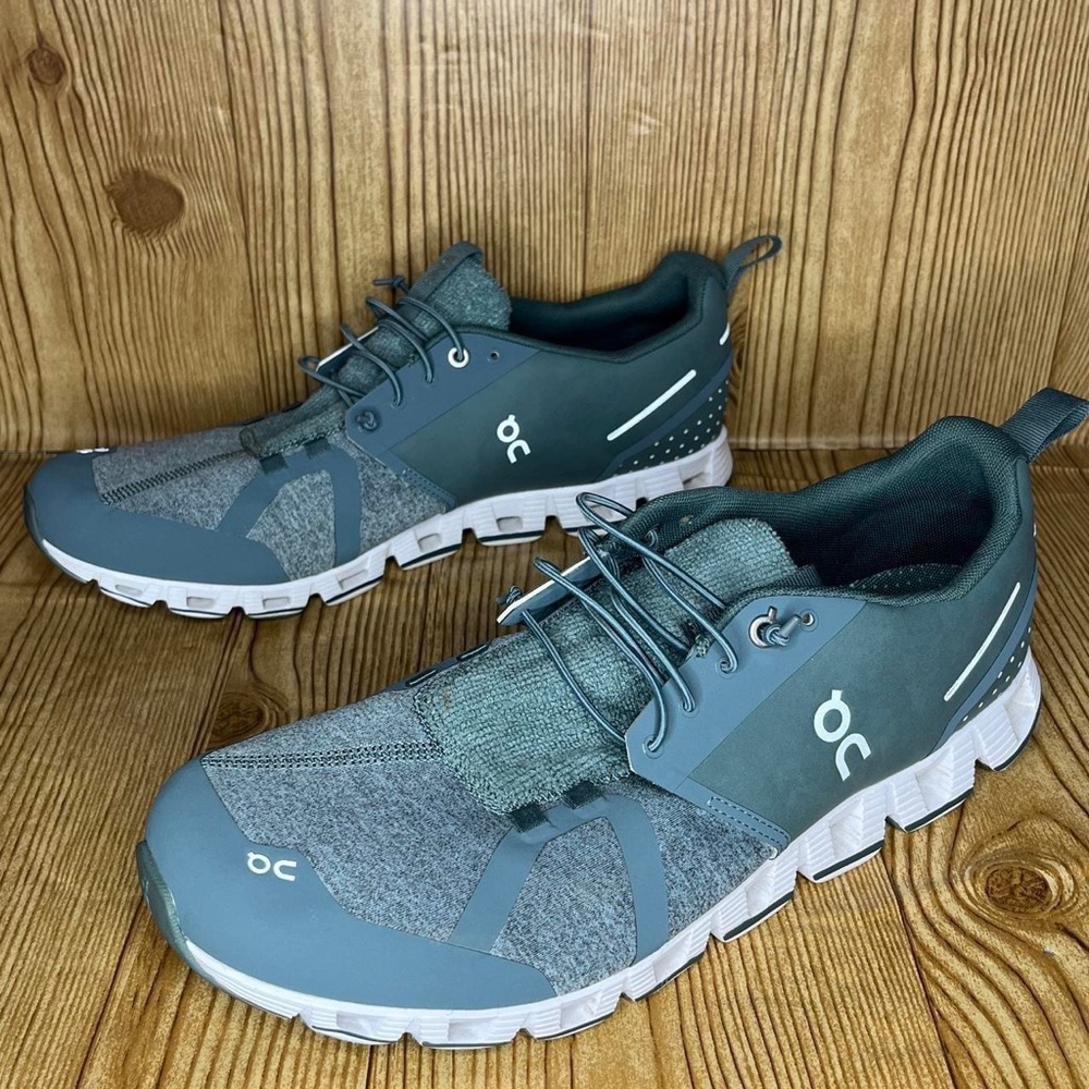On Running 5 Terry Olive Green Running Shoes Sneakers Athletic Comfort Men’s 12